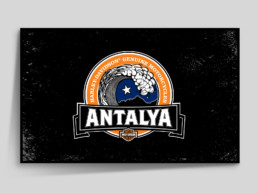 Harley Davidson Antalya logo framed